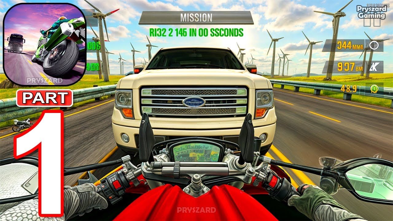 Traffic Rider - Gameplay Walkthrough Part 1 Missions, LAZ 400, VALKYRIE, MX 450S, AURA Bike
