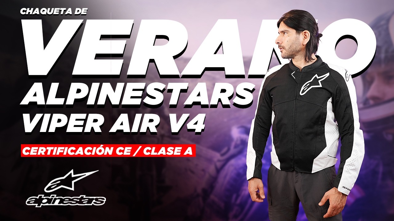 CHAQUETA ALPINESTARS VIPER AIR V4 / Chaqueta ventilada de verano, disponible en motomundi.cl