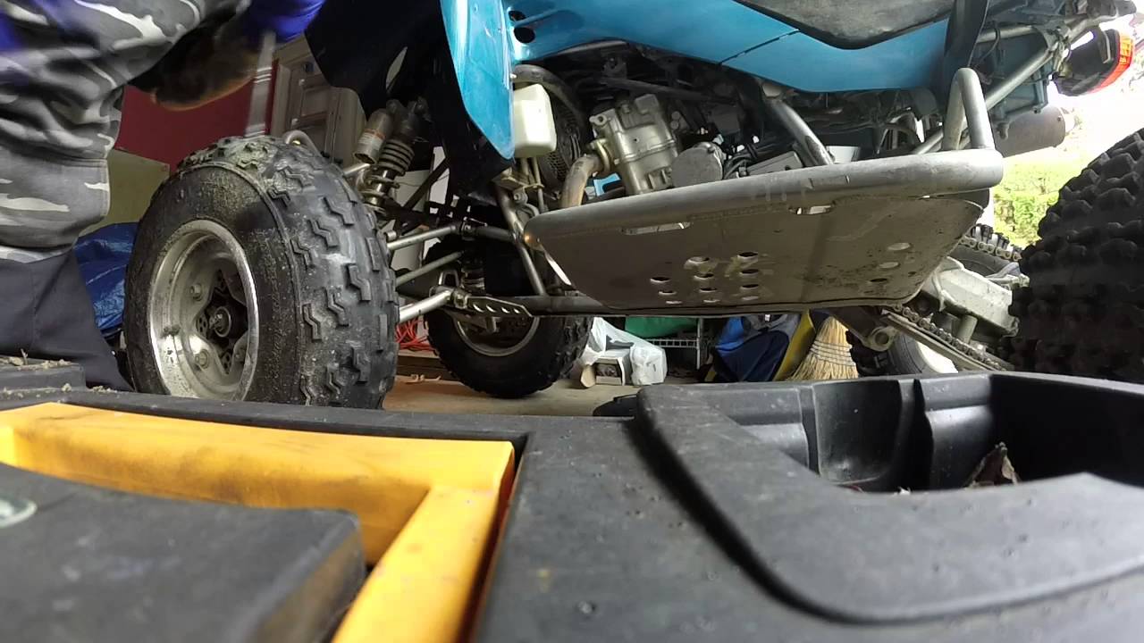 2006 kfx 400 oil change