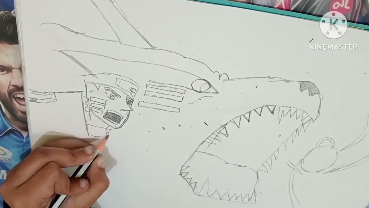 Naruto sketch painting drawing Naruto painting Naruto sketch 