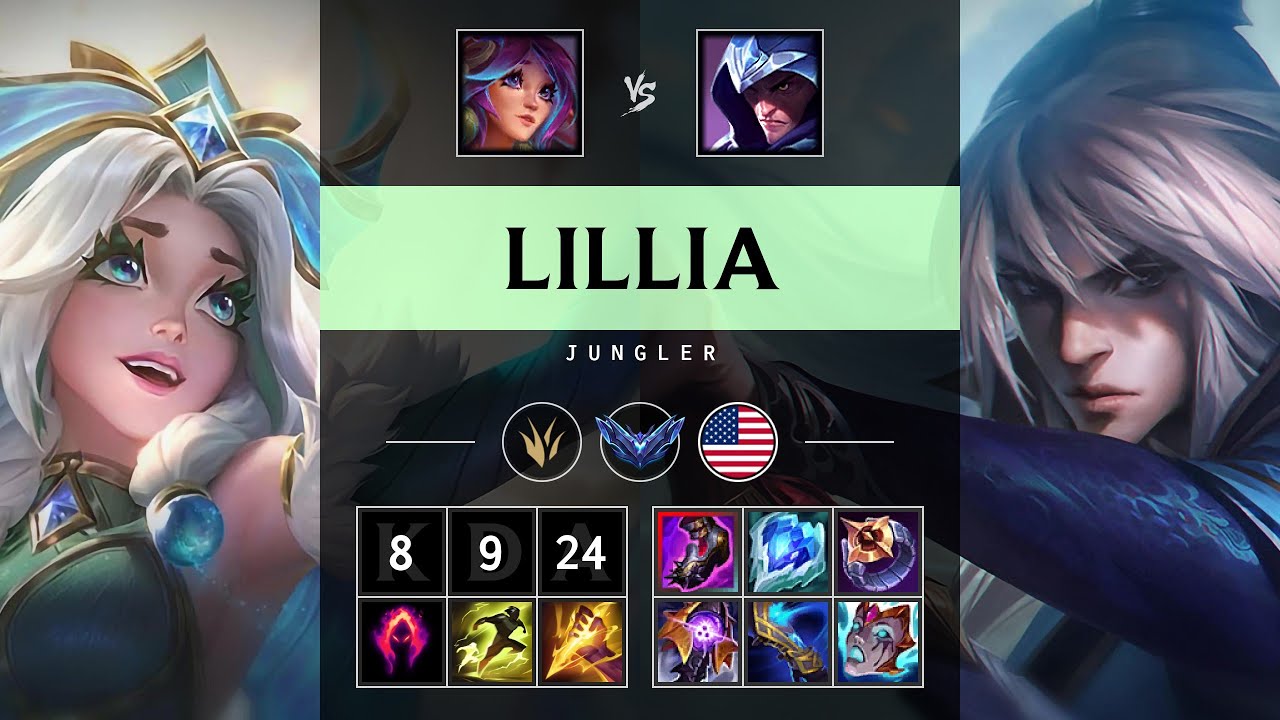 Lillia Jungle vs Talon - NA Diamond Patch 25.09