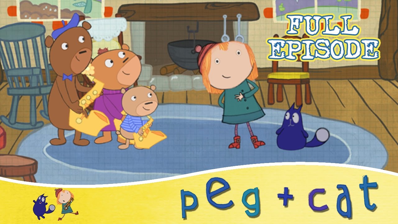 Peg + Cat - The Chicken Problem & The Three Bears Problem (Full Episodes)