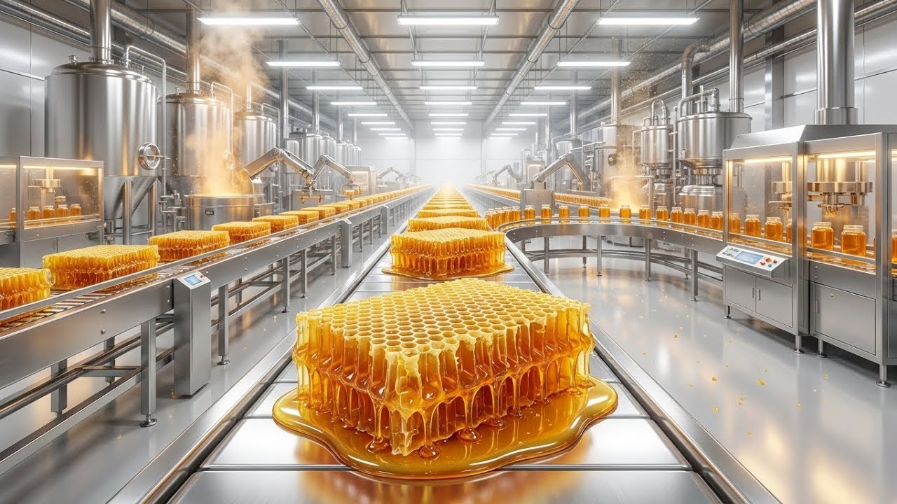 Pure Honey Production Process &ndash; Full Factory Tour