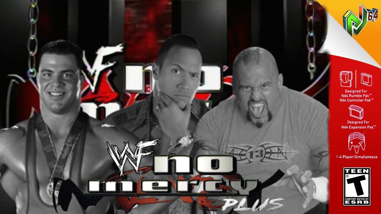 RetroRandyPrice's WWF No Mercy Plus V3 Mod Matches The Rock vs Tazz vs Kurt Angle