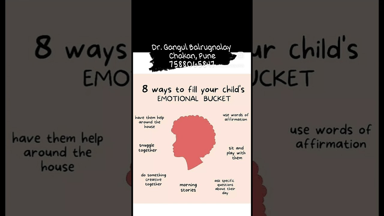 Child's emotional bucket #newborncare #bestchildcare #bestpediatrician #bestparentingtips