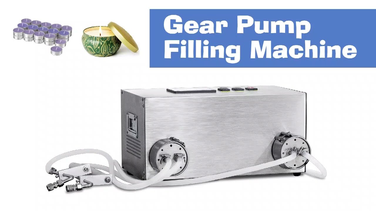 ZONESUN ZS-GTCD2A Semi-automatic Gear Pump Tea Light Hot Paraffin Paste Candle Filling Machine