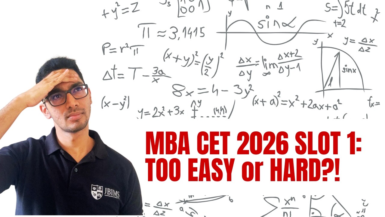 MBA CET 2026 Slot 1 Analysis: UNEXPECTED GOOGLY?