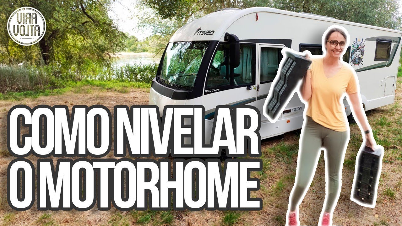 A forma mais f&aacute;cil de nivelar seu motorhome