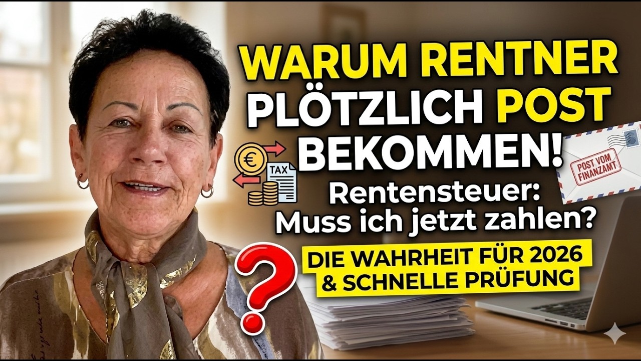 Rentensteuer 2026: Das ändert sich für Millionen Rentner