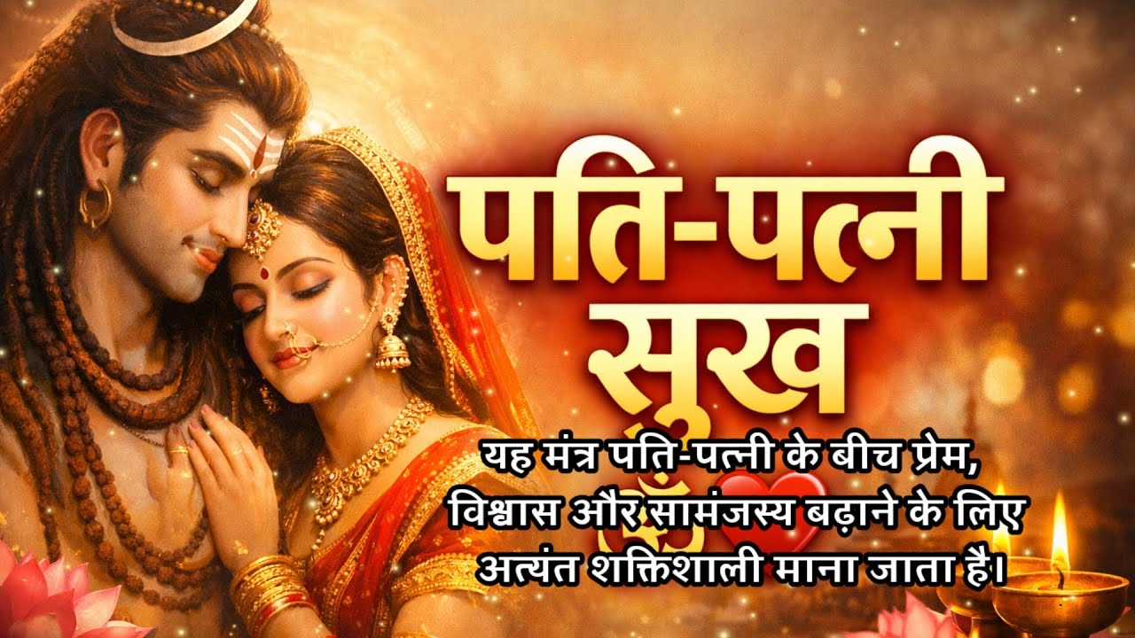🌺ॐ गौरी शंकराय नमः ❤ Couple Harmony Mantra | Parivarik Sukh & Love Attraction | Shiva Parvati Mantra