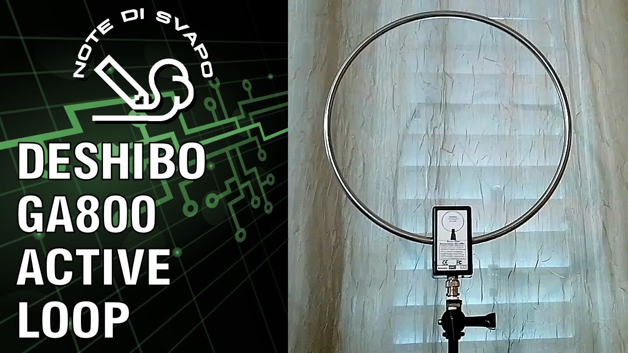 Deshibo GA800 active loop antenna