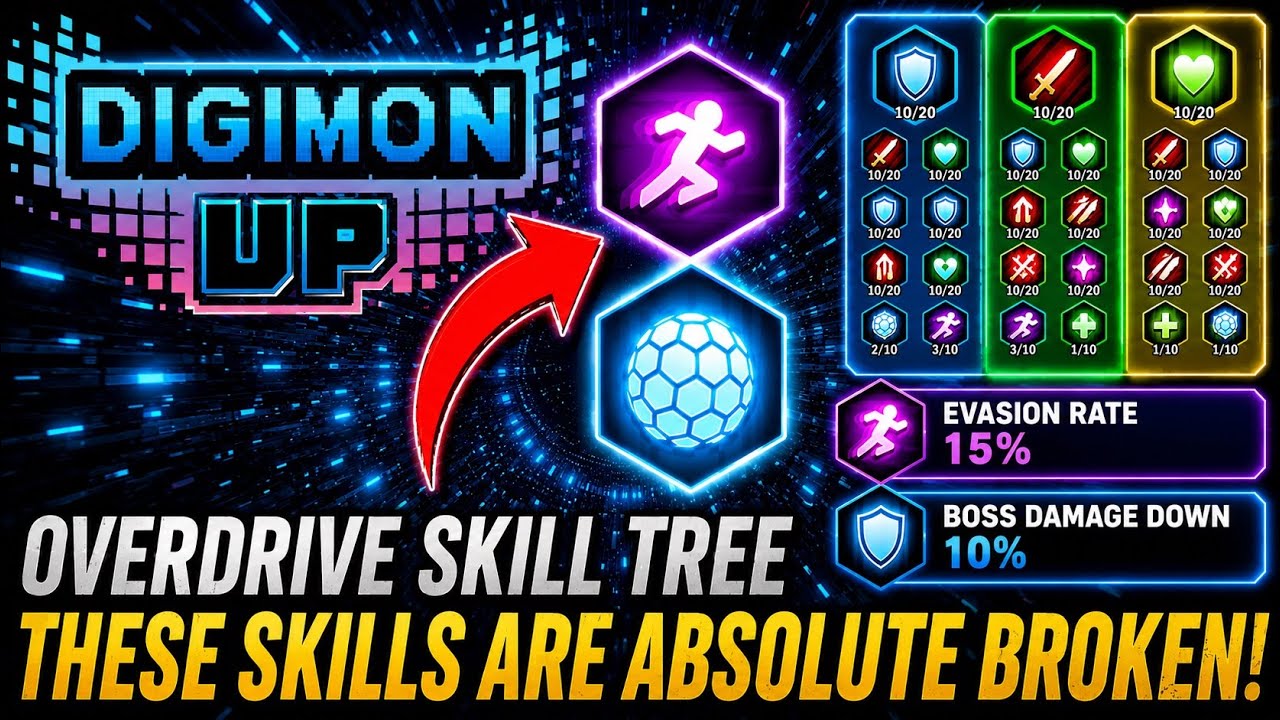 Digimon Up &mdash; эти навыки в новом древе навыков Overdrive сломаны!