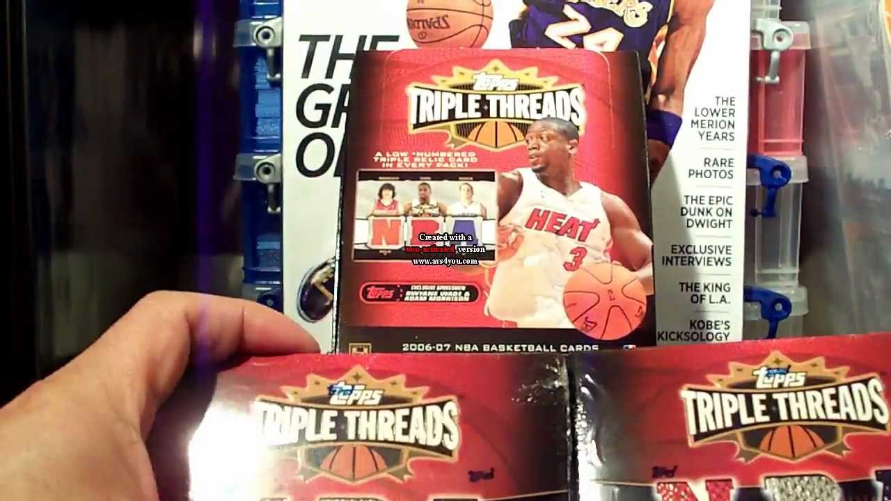 CSNYOUNG2003 2006-07 Topps Triple Threads Basketball Box Break