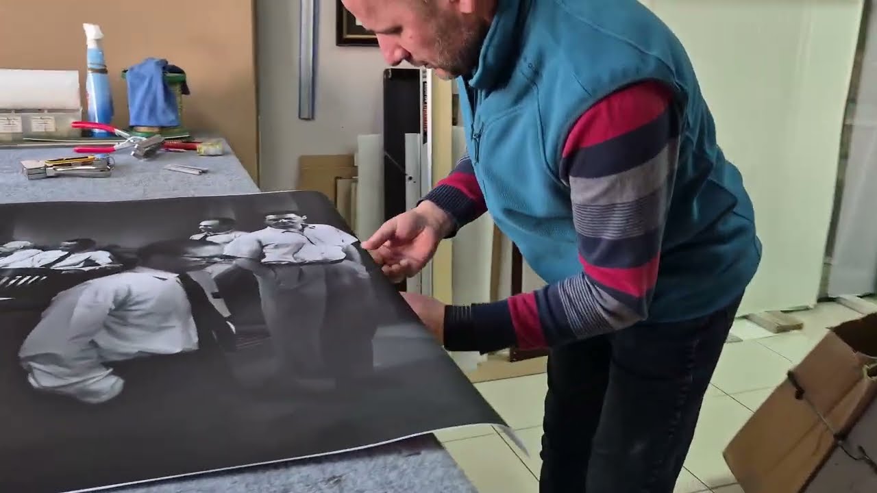 CANVAS NASIL GERİLİR ! - TUVAL BEZİ ve DİJİTAL BASKI GERME