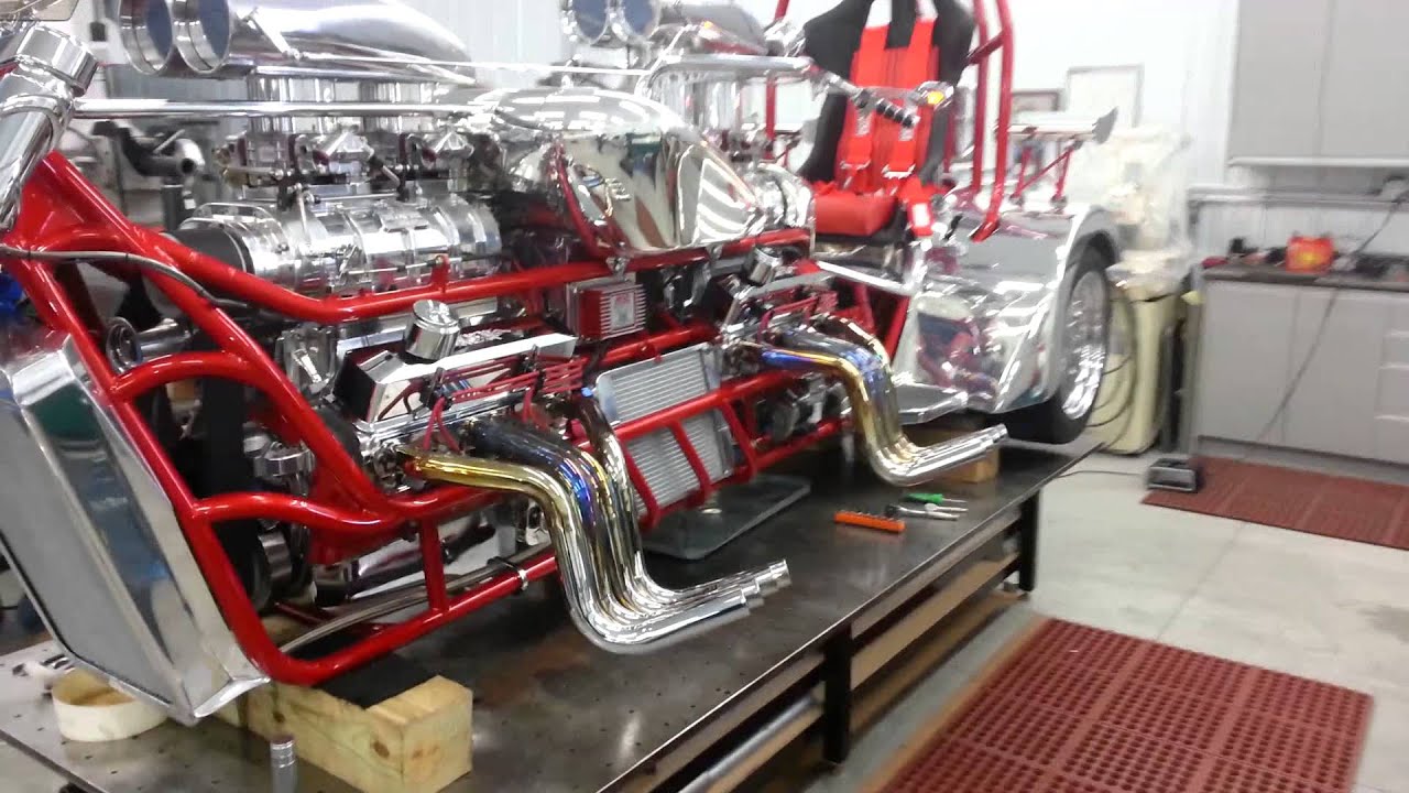 Boss Hoss Concepts Trike with twin blown motors