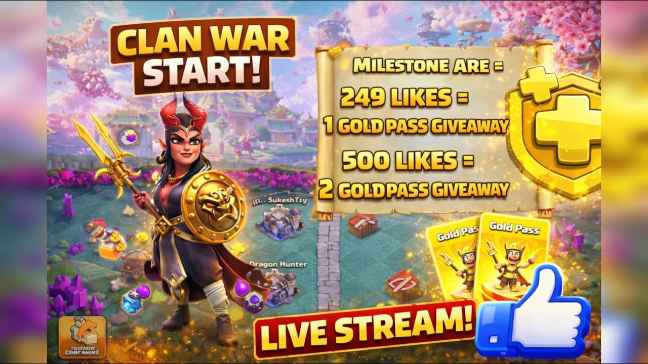 LIVE CLASH OF CLANS | EXTREME RUSH | WATCH TILL END SURPRICE 🎁#coclive #livecoc @udey022 #TH18