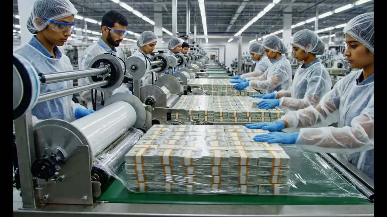 Dollar Bill Factory Workers | The Process of Making Dollar Bills