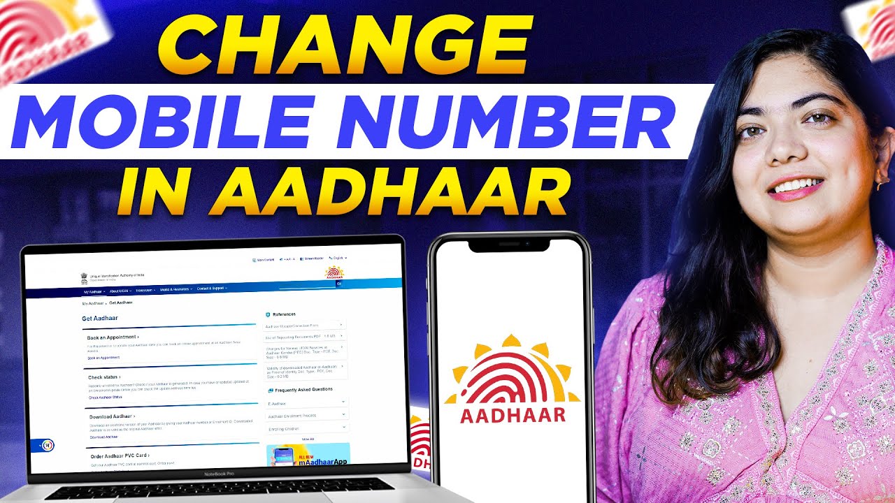 How to change mobile number in Aadhaar Card in 2024⚡️