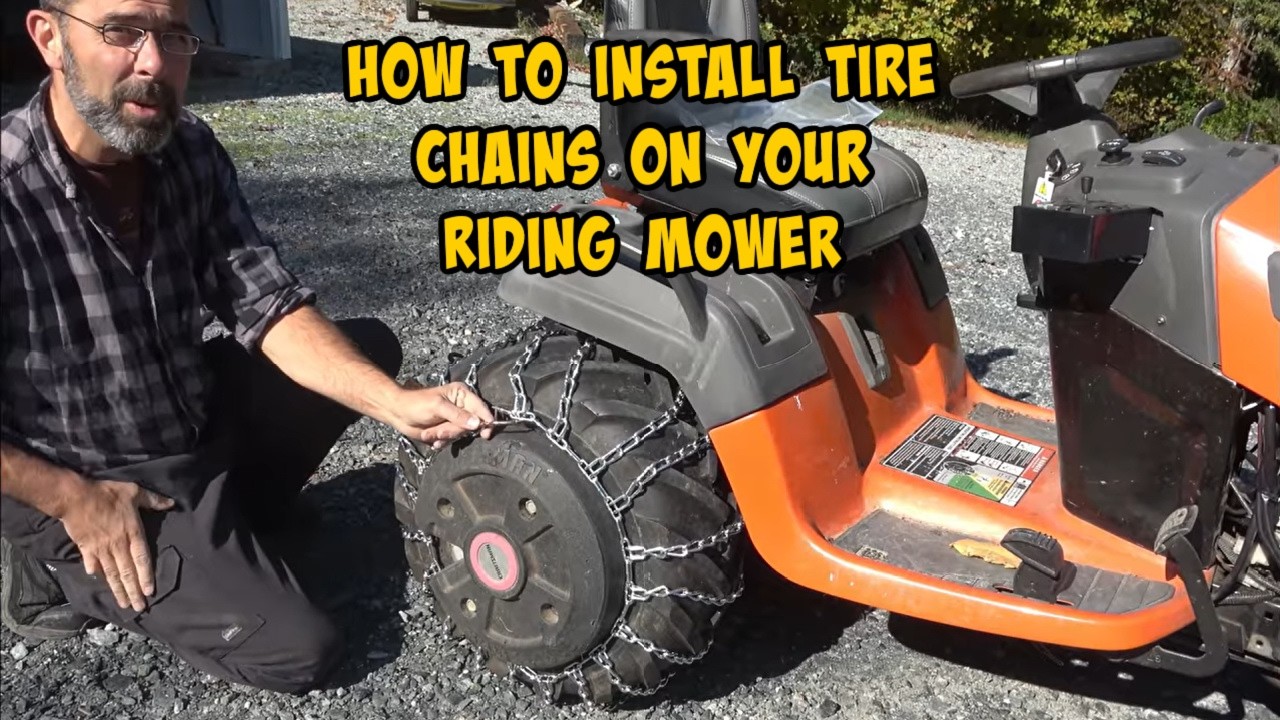 How To Install Tire Chains on your Riding Mower