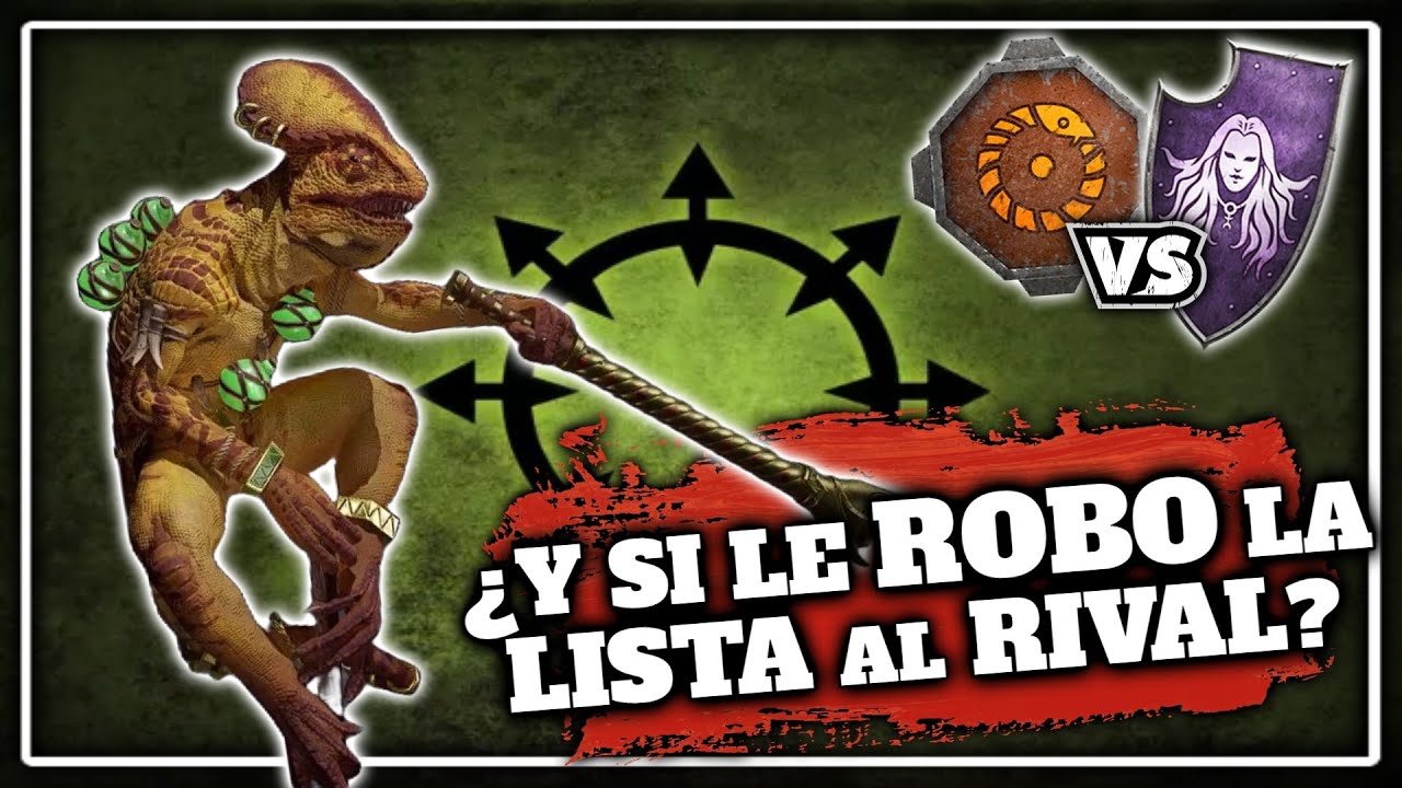 ⚔️¿Realmente la lista ERA mala?⚔️​ HOMBRES LAGARTO vs CAOS (RANKED LAND BATTLE) TW Warhammer3