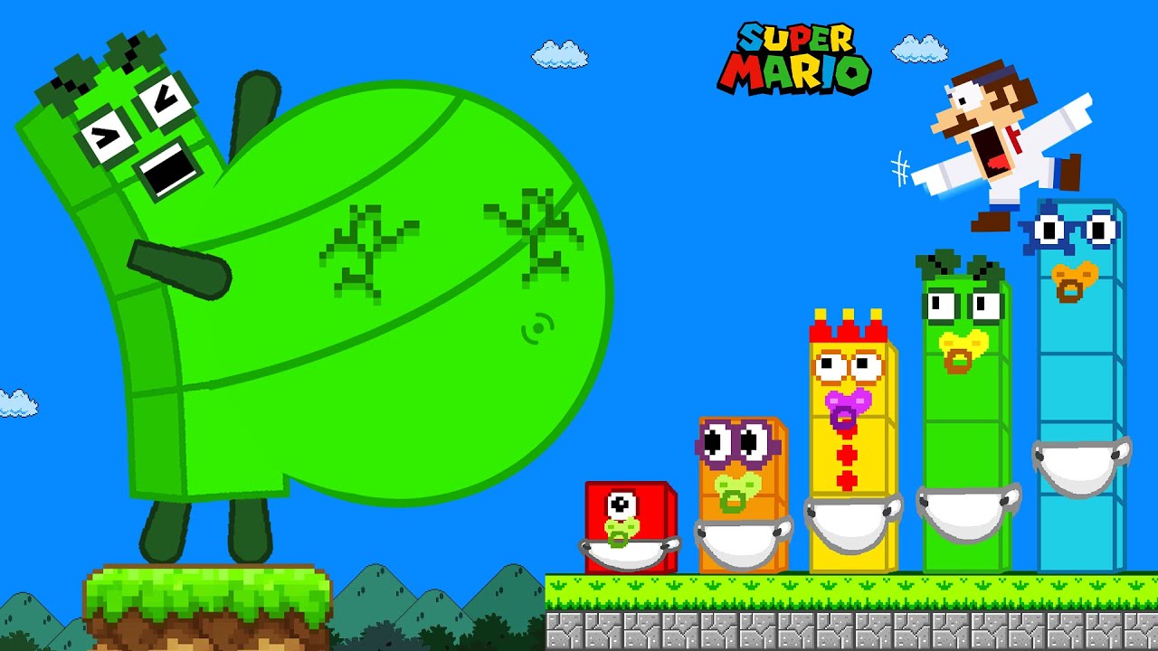 Finish the pattern? Dr.Mario Helps Number in Giant Pregnant Maze | Game Animation