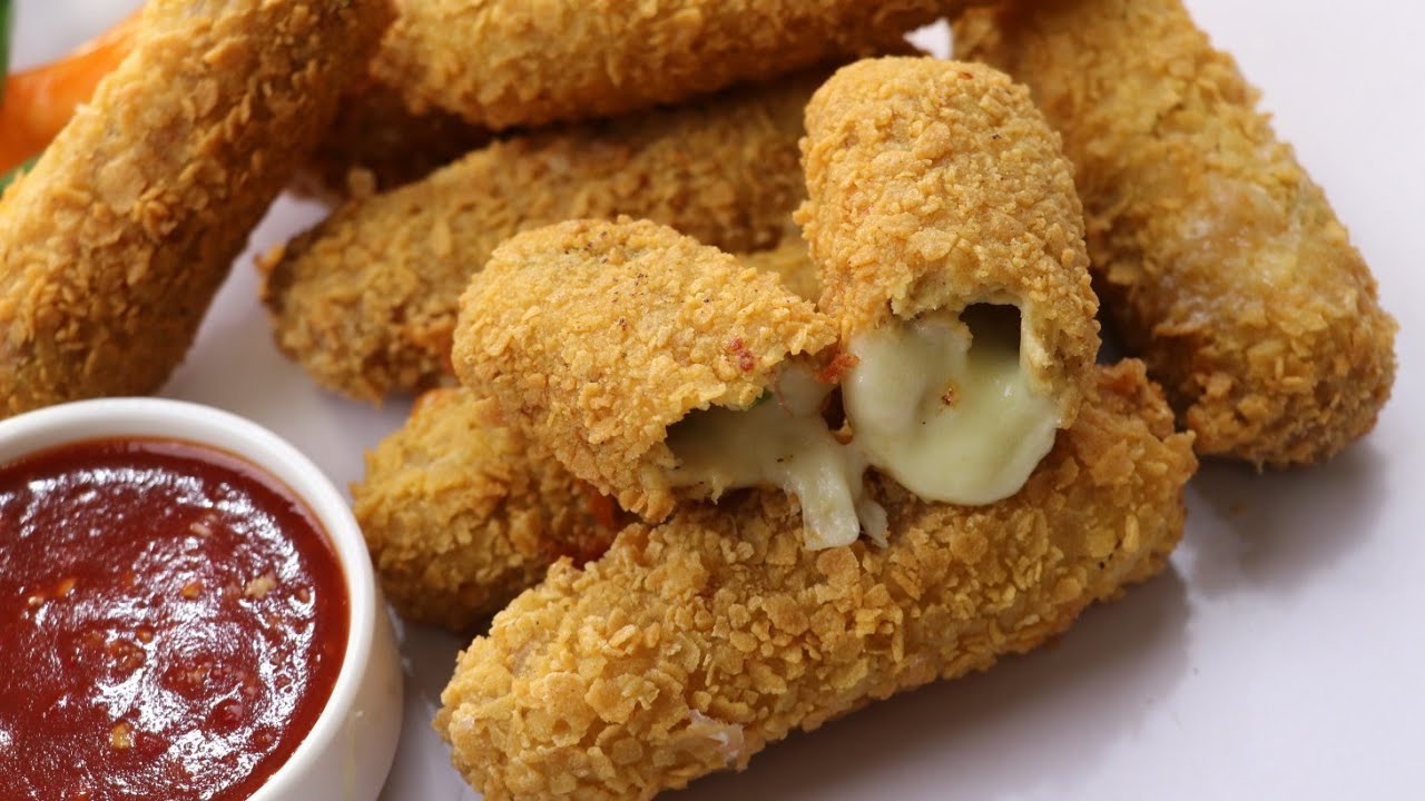Crispy Chicken Cheese Fingers By Recipes Of The World