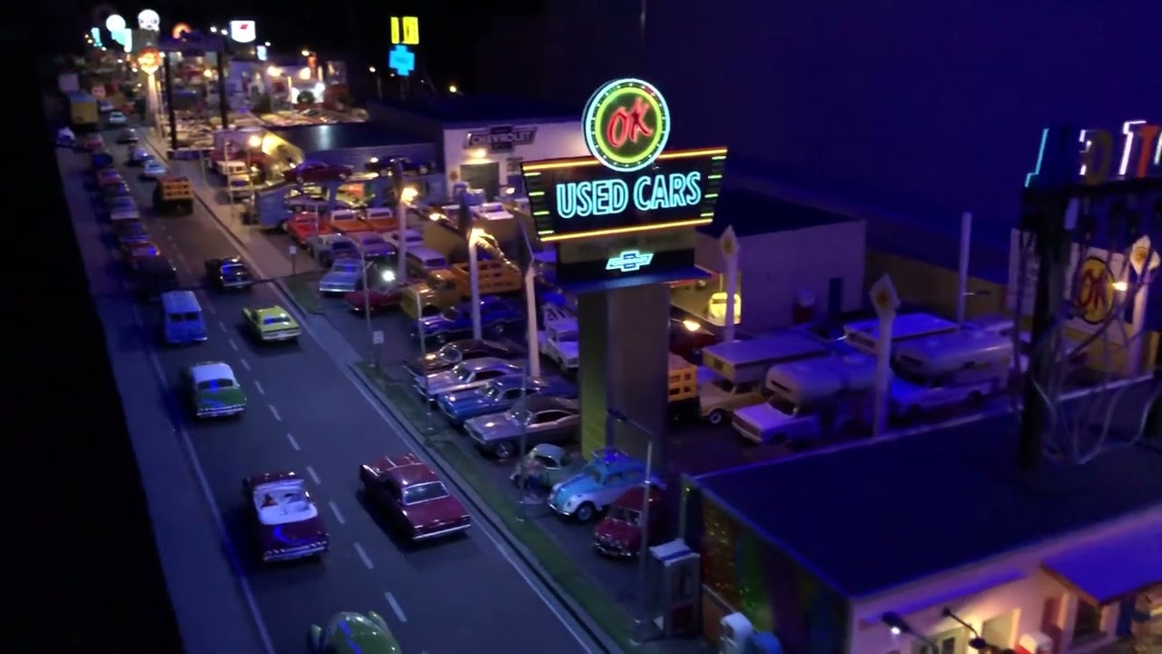 1/64 scale diorama US Rte66 new signs