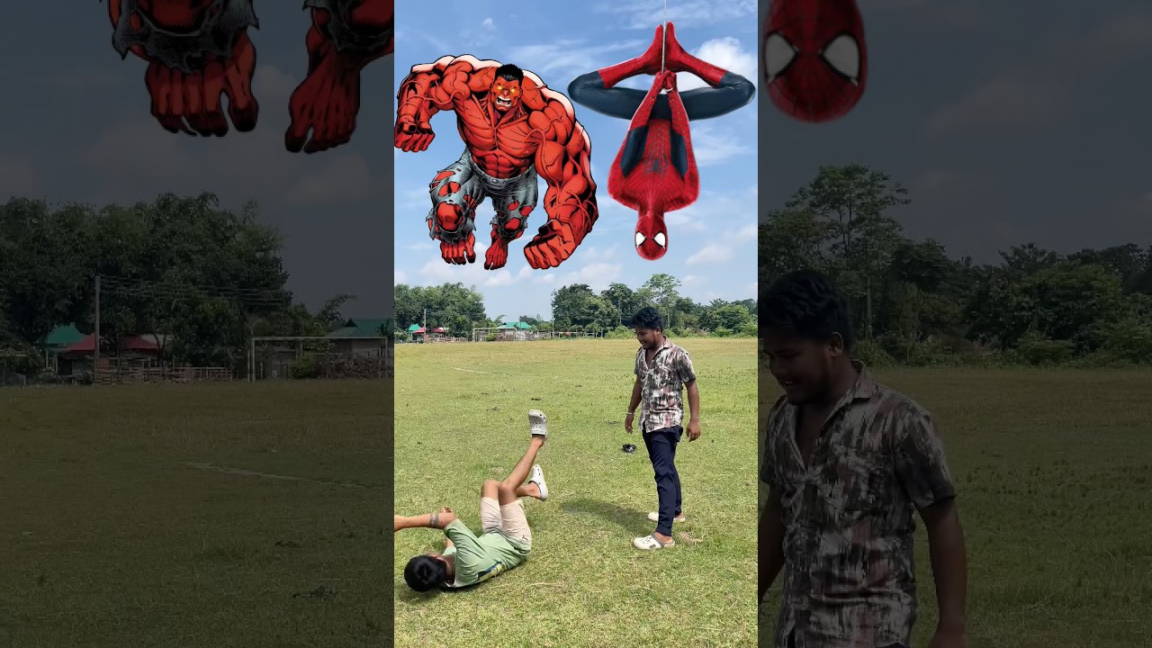 Hulk 🛑 Vs Spider Man ❤️ Emoji Acting Video #shorts