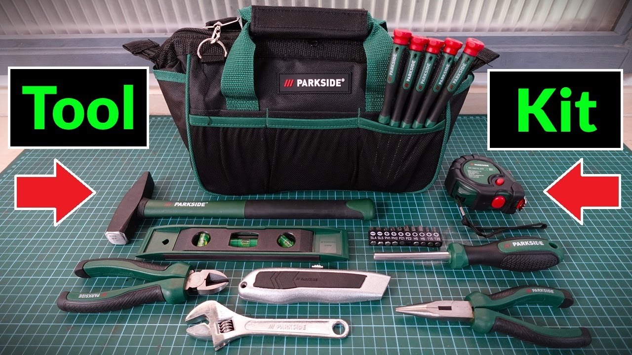 Parkside Tool Kit from Lidl Supermarket - BARGAIN Tool Set for DIY!
