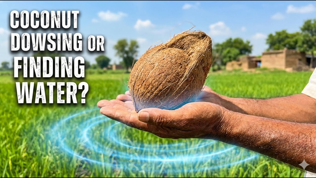 Finding Underground Water with a Coconut? 🥥 Ancient Indian Dowsing Technique