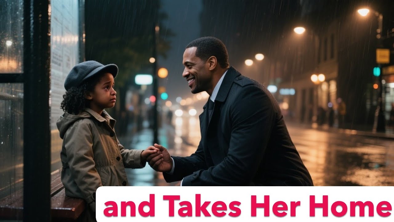 “You’re Safe with Me. Let’s Go.” A Black CEO Finds a Freezing Girl at a Bus Stop and Takes Her Home