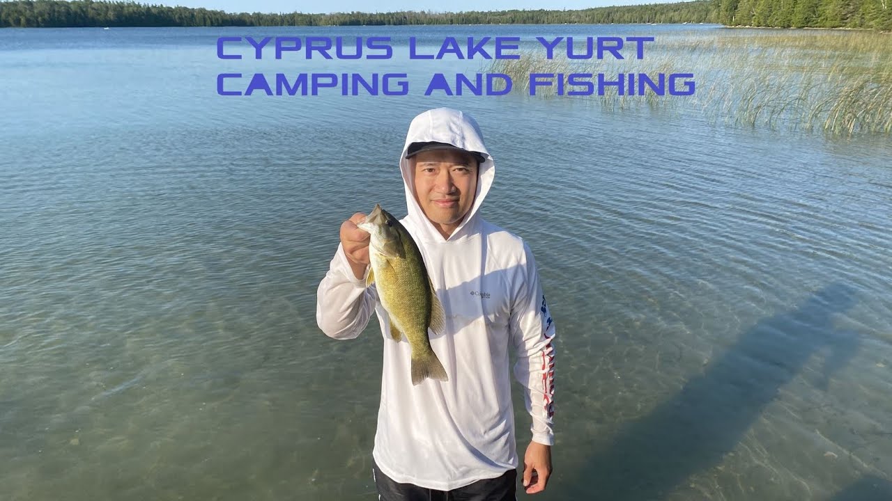 Cyprus Lake Fishing, Yurt Camping.  Exploring Tobermory, Flowerpot Island, Grotto, Bruce Peninsula