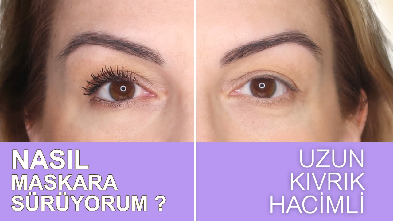 NASIL RİMEL SÜRÜYORUM? UZUN, KIVRIK VE HACİMLİ KİRPİKLER 👁👁