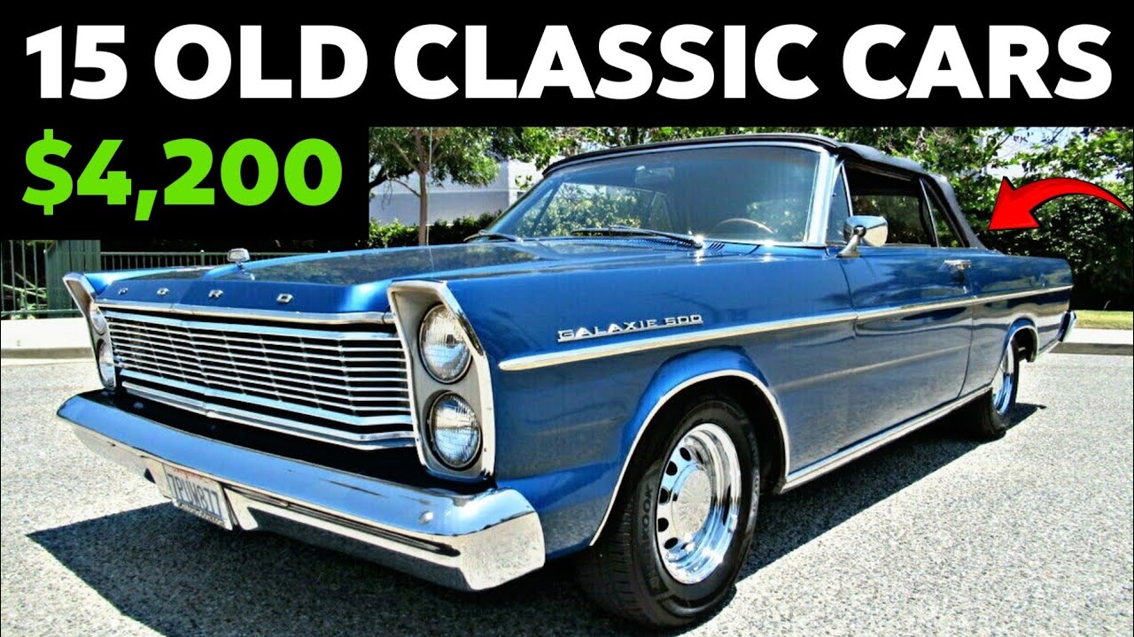 Stylish Daily Drive: 15 Classic Cars For Sale Under $10,000