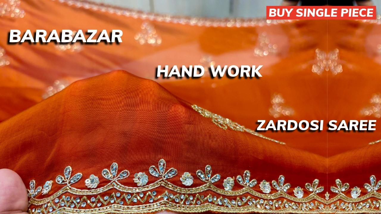 Barabazar saree marke 2026 | Barabazar Handwork Zardosi Saree  | Sivisha Studio Barabazar