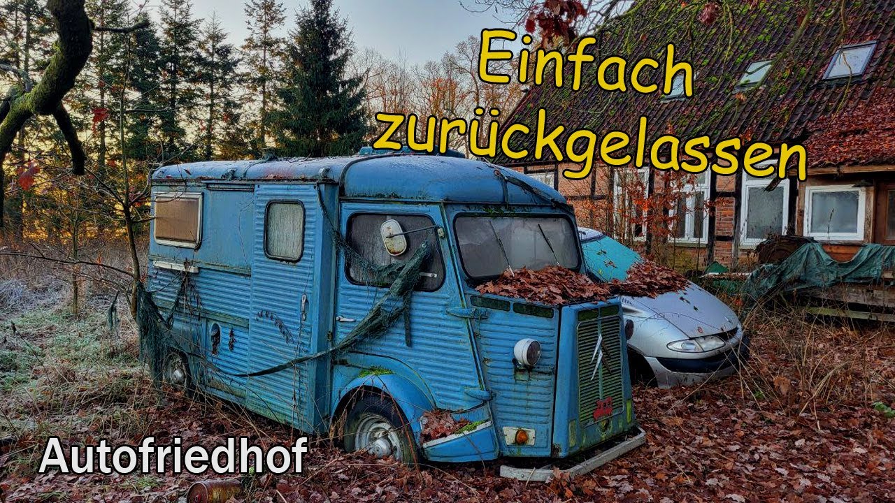 Vergessen & verrostet – Entdeckung auf einem Autofriedhof
