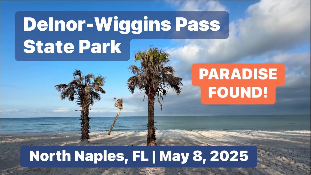 Paradise Found  on the Mile Long Beach at Delnor-Wiggins Pass State Park in North Naples, Florida