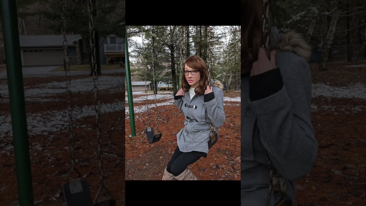 Ramona Dahl Takes A Walk In The Park While Masked