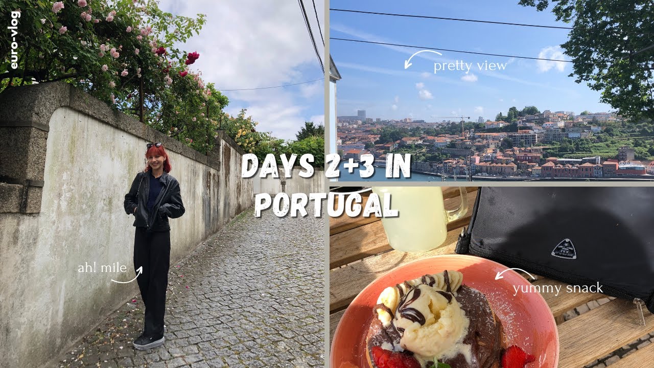 mile in europe 🛩️✨ portugal: porto and braga; vlog 2— [pt/br & eng]