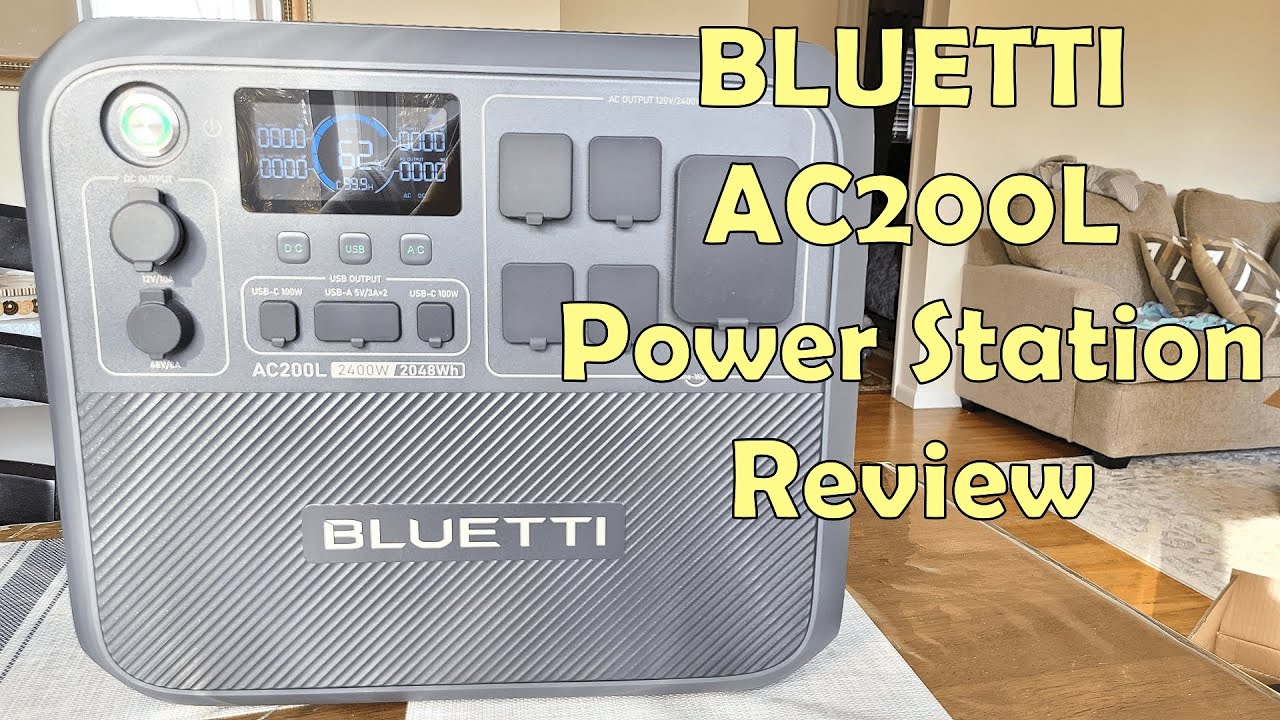 BLUETTI AC200L Portable Power Station Review | 2,400W 2,048Wh