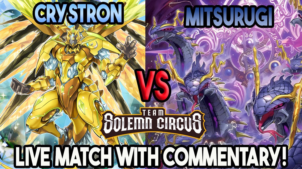 Crystron Vs Mitsurugi Yu-Gi-Oh! Locals Feature Match | Live Duel