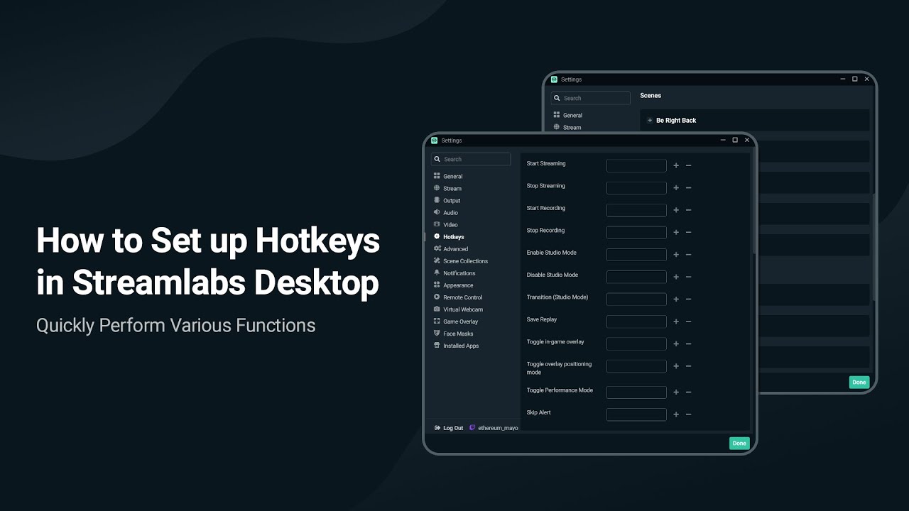 How to Set up Hotkeys in Streamlabs Desktop