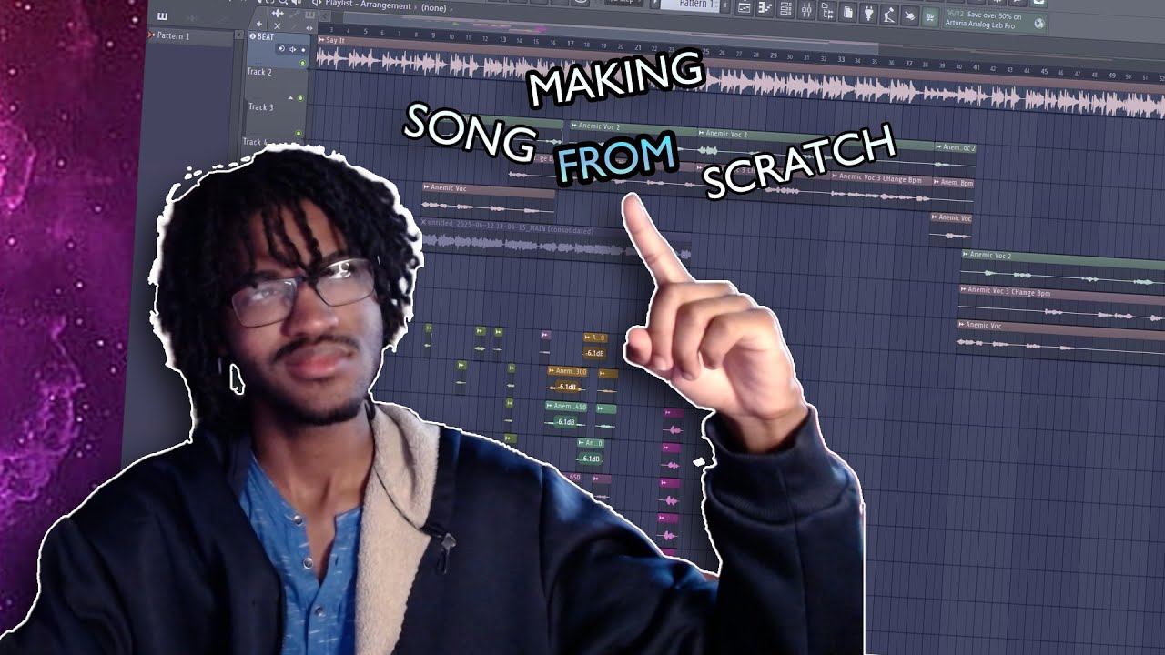 Making Song From Scratch Start to Finish (Portrait)