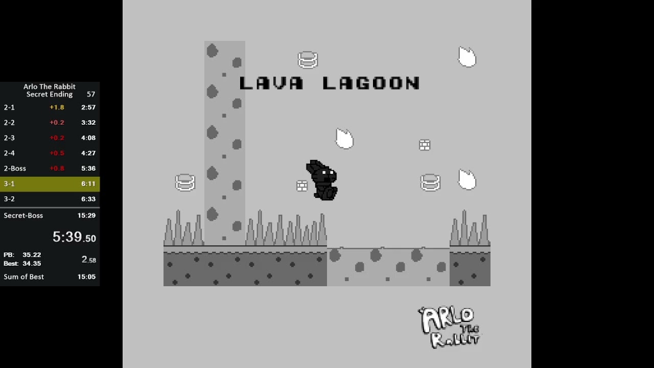 Arlo the Rabbit Secret Ending Speedrun - 15m18s