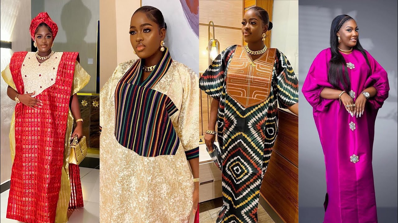 2024 Rich aunty designs for classy women : Bubu gown styles 2023 | Boubou and kaftan styles