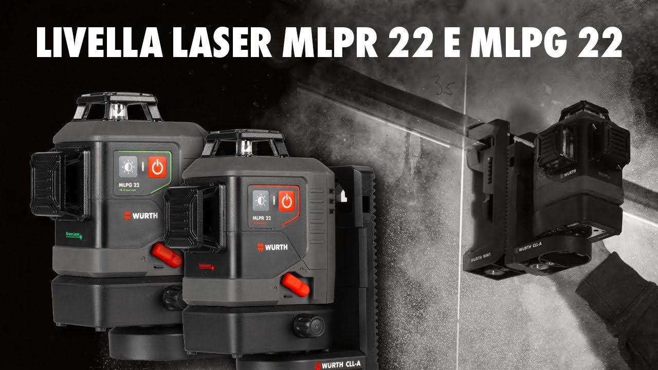 Livello laser MLPR 22 e MLPG 22 | Würth