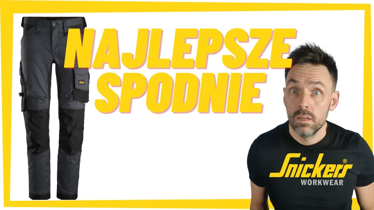 NIESAMOWITE  Spodnie SNICKERS 6341. Prezentacja