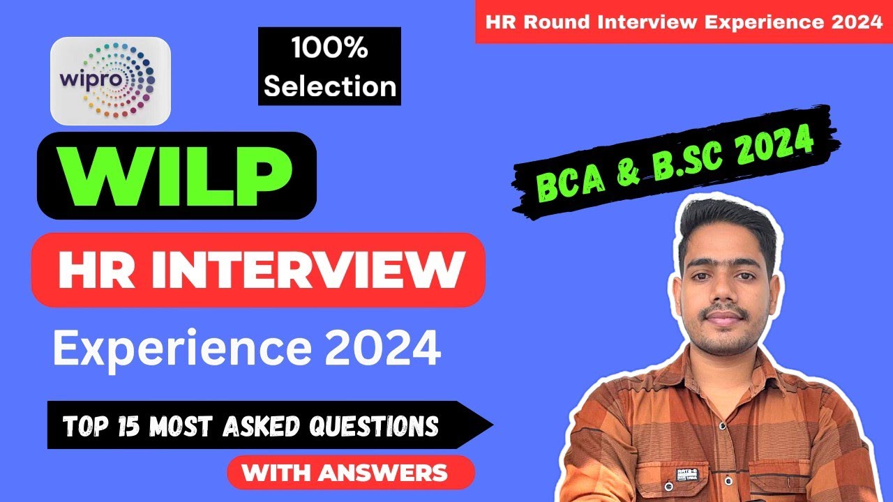 Top 15 Wipro Wilp HR Interview Questions | Ace Your job Interview #wipro #interview #wilp #job