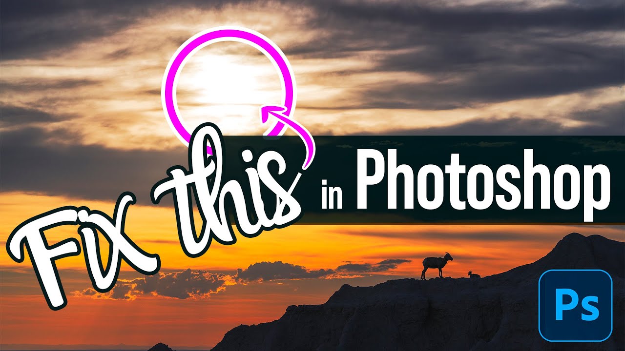 Исправьте пересветы за считанные секунды в Photoshop!