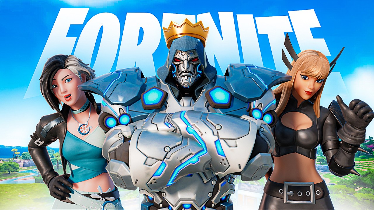 Winning With *EVERY* MARVEL RIVALS BOSS in Fortnite!